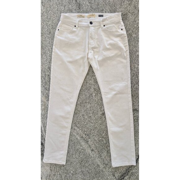 Scott James Slim Fit White Mens Pants - W32 L32 - Picture 1 of 3